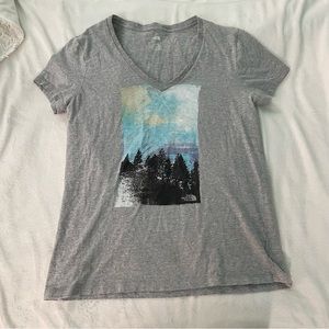 North Face Landscape Printed Tee